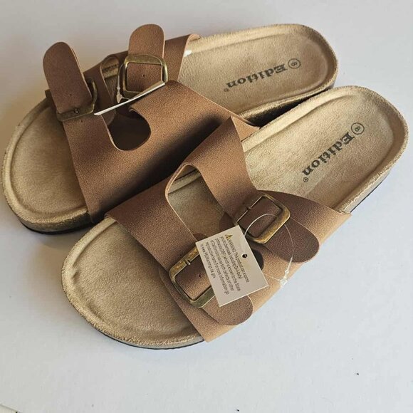 The Edition Cork Footbed Sandal for Women in size 8 - Picture 1 of 10
